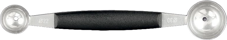 Ложка нуазетная Triangle A5406030, 22/30 мм, черная