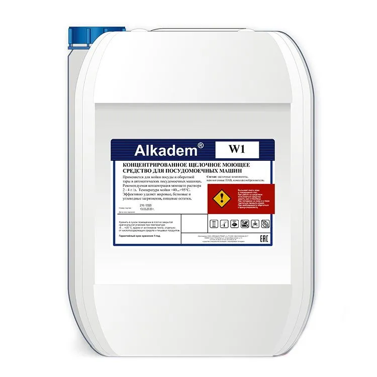 Средство жидкое моющее CLEANEQ серии Alkadem W1, CLQ-W1-K5-L5, 5 л