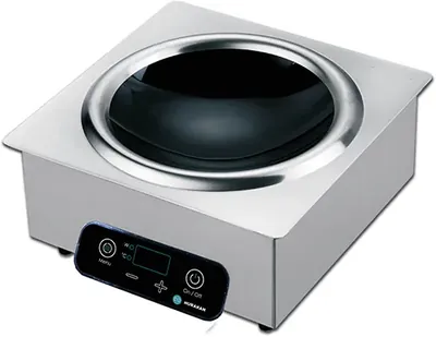 Настольные плиты и варочные панели ПЛИТА ИНДУКЦИОННАЯ HURAKAN HKN-ICB35W WOK (ВСТРАИВАЕМАЯ)