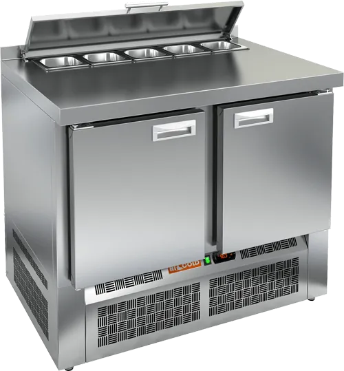 Столы для пиццы и салатов СТОЛ ДЛЯ САЛАТОВ HICOLD SLE2-11SN (1/6) (R290)