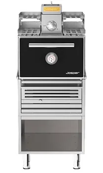 Грили на углях и дровах ГРИЛЬ-ПЕЧЬ JOSPER HJX-PRO-S80-WT NC ЧЕРНАЯ