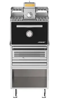 Грили на углях и дровах ГРИЛЬ-ПЕЧЬ JOSPER HJX-PRO-S80-WT NC ЧЕРНАЯ