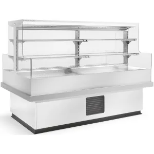 Витрина холодильная напольная Criocabin Erin EM140 L1875mm with unit (RAL 9010), lighting on every shelf