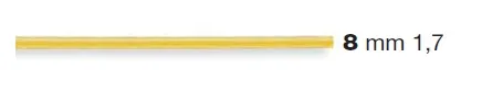 Форма LA MONFERRINA для P6/P12 SPAGHETTI 1.7 MM 8 бронза