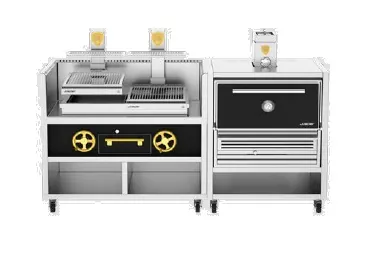 Грили на углях и дровах ГРИЛЬ-ПЕЧЬ КОМБИНИРОВАННАЯ JOSPER COMBO CVJ-50-2-1-PRO-S