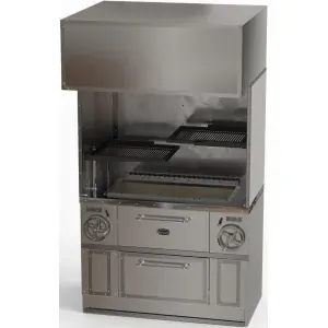 Грили на углях и дровах Гриль на углях Grillvett Bronx II Hood 1600 нерж.сталь