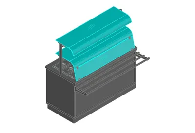 Тепловые модули линий раздачи ПРИЛАВОК Д/2 БЛЮД HOT-LINE ЭМК-70Х-03 21000001918