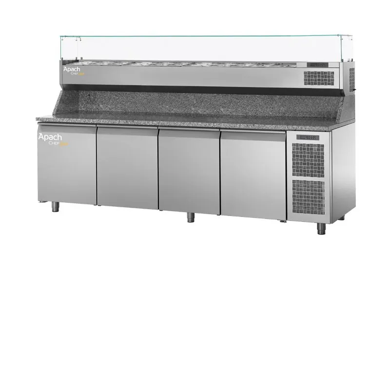 Столы для пиццы и салатов СТОЛ ХОЛОДИЛЬНЫЙ ДЛЯ ПИЦЦЫ APACH CHEF LINE LTPZ1111TUD38