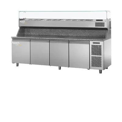 Столы для пиццы и салатов СТОЛ ХОЛОДИЛЬНЫЙ ДЛЯ ПИЦЦЫ APACH CHEF LINE LTPZ1111TUD38