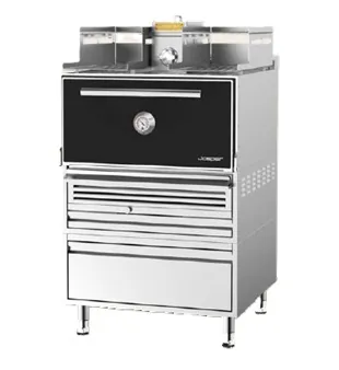 Грили на углях и дровах ГРИЛЬ-ПЕЧЬ JOSPER HJX-PRO-M120-WTD NC ЧЕРНАЯ