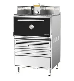 Грили на углях и дровах ГРИЛЬ-ПЕЧЬ JOSPER HJX-PRO-M120-WTD NC ЧЕРНАЯ