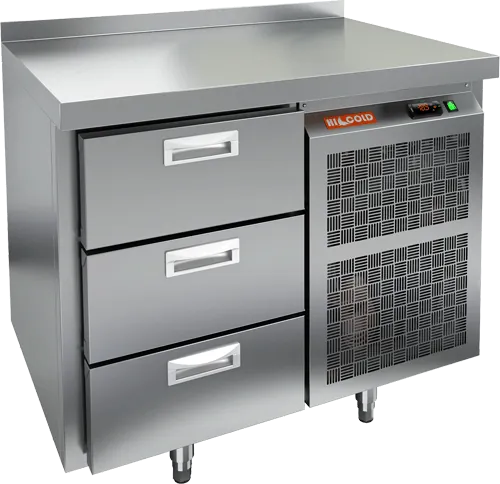 Столы холодильные СТОЛ С ХОЛОДИЛЬНЫМ ШКАФОМ HICOLD SN 3/TN (R290)