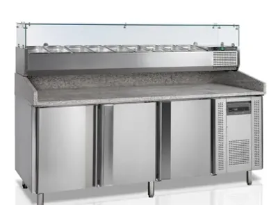 Столы для пиццы и салатов СТОЛ ДЛЯ ПИЦЦЫ TEFCOLD PT1300 + VK38-200