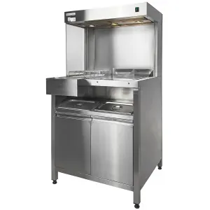 Витрины тепловые Станция для фасовки картофеля фри RoboLabs STF-080