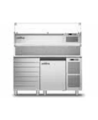 Столы для пиццы и салатов СТОЛ ХОЛОДИЛЬНЫЙ ДЛЯ ПИЦЦЫ APACH CHEF LINE LTPZK71TUD32