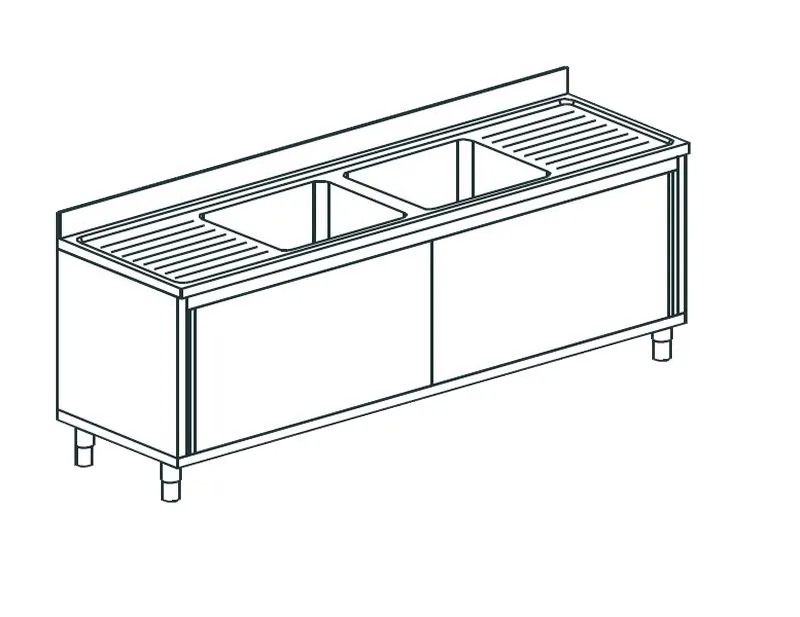 Ванна моечная APACH CHEF LINE L2S217-652WSD