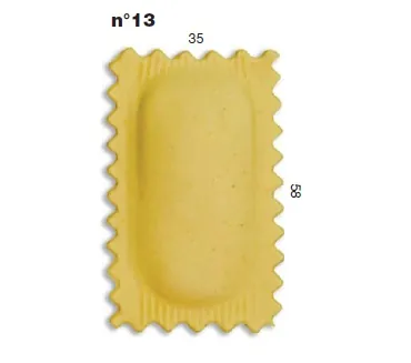 Штамп д/равиоли для насадки LA MONFERRINA MULTIPASTA прямоугольник 35Х58 мм 13