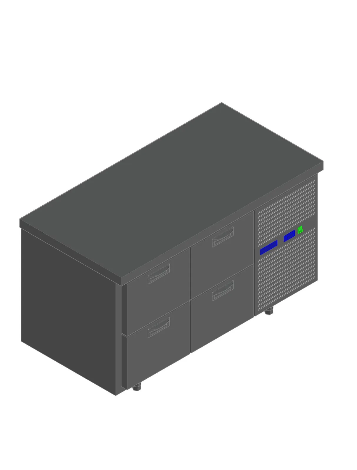Стол с охлажд.шкафом Hicold GN22/TN O