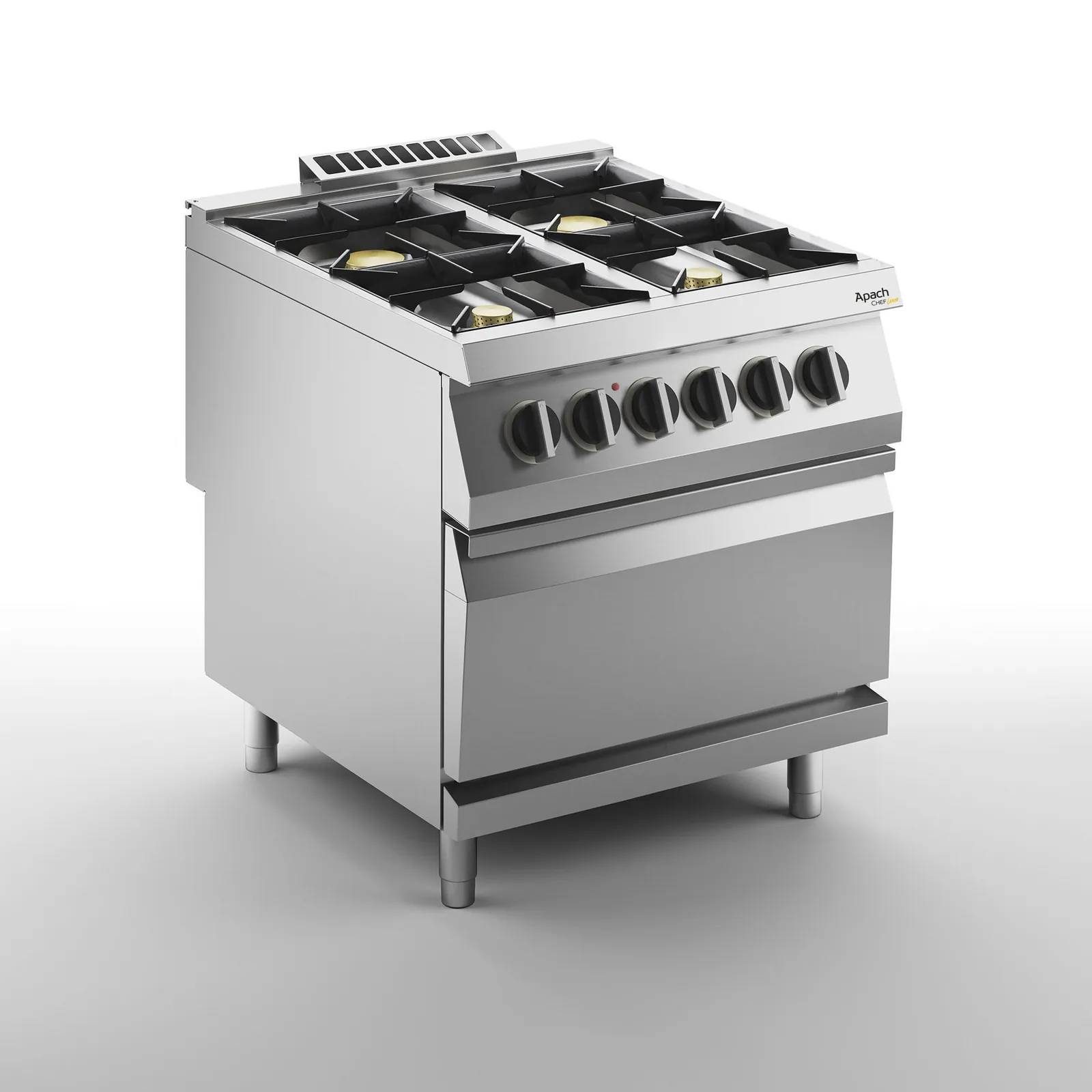 Плита газовая 4 конфорочн. 900 серии APACH CHEF LINE SLRRG89FE