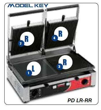 Грили контактные ГРИЛЬ КОНТАКТНЫЙ SIRMAN PD LR-LR TIMER