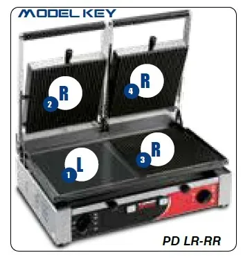 Грили контактные ГРИЛЬ КОНТАКТНЫЙ SIRMAN PD LR-LR TIMER