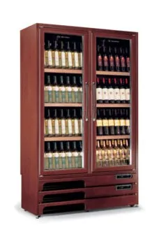 Шкаф винный дерев.tecfrigo ENOPRESTIGE 600 2TV темн.орех