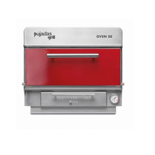 Грили на углях и дровах Печь на твёрдом топливе Pujadas OVEN 50, красный