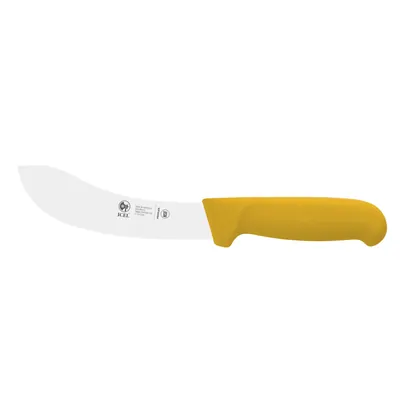 Нож для снятия кожи 160/290 мм. изогнутый, желтый SAFE ICEL