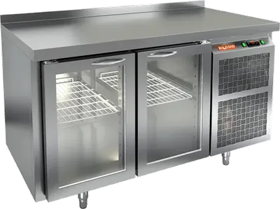 Столы холодильные СТОЛ С ХОЛОДИЛЬНЫМ ШКАФОМ СО СТЕКЛ. ДВЕР. HICOLD SNG 11 HT (R290)