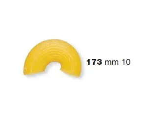 Рабочие органы и насадки Форма LA MONFERRINA для P6/P12 CURVI RIGATI 10 MM 173 бронза
