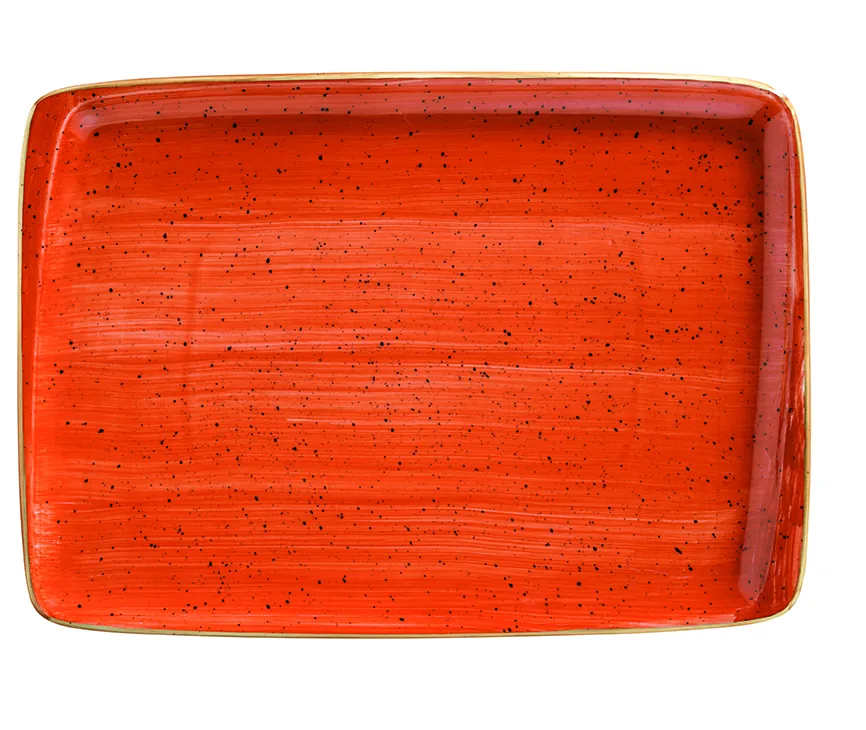 Bonna TERRACOTA AURA Тарелка прямоугольная ATC MOV 26 DT (23х16 см, терракотовый)