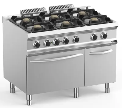 Плиты профессиональные ПЛИТА ГАЗОВАЯ 6 КОНФОРОЧН. 700 СЕРИИ APACH CHEF LINE GLRRG117FEP