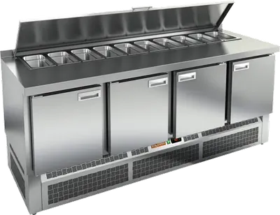 Столы для пиццы и салатов СТОЛ ДЛЯ САЛАТОВ HICOLD SLE1-1111SN (1/3) (R290)