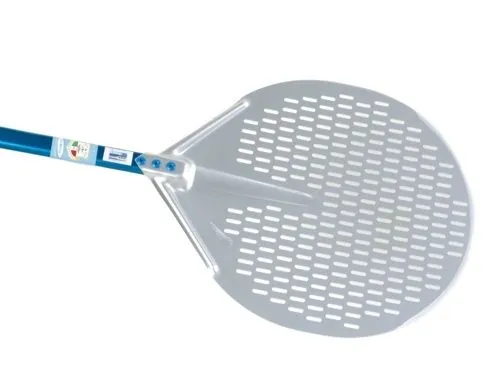 Лопата для пиццы перфорир. d=33 см. l=120 см. алюм. Azzurra Gimetal GI.METAL