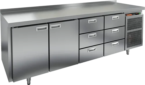 Столы холодильные СТОЛ С МОРОЗИЛЬНЫМ ШКАФОМ HICOLD BN 1133/BT (R290)