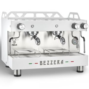 Кофемашины КОФЕМАШИНА ПОЛУАВТОМАТ BEZZERA MODA PM 2GR БЕЛАЯ+ЭКОНОМАЙЗ+ПОДСВЕТ МУЛЬТИФАЗНАЯ