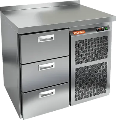 Столы холодильные СТОЛ С ХОЛОДИЛЬНЫМ ШКАФОМ HICOLD SN 3 BR2 TN (R290)