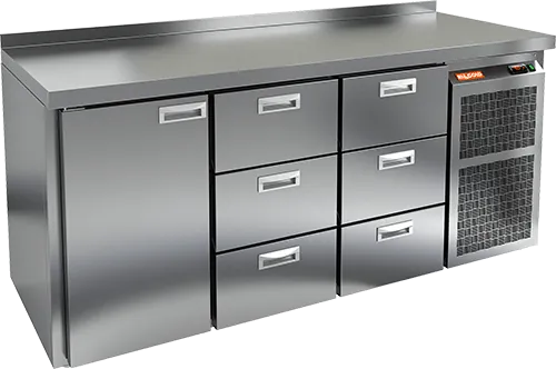Стол с холодильным шкафом Hicold GN 133 BR2 TN (R290)