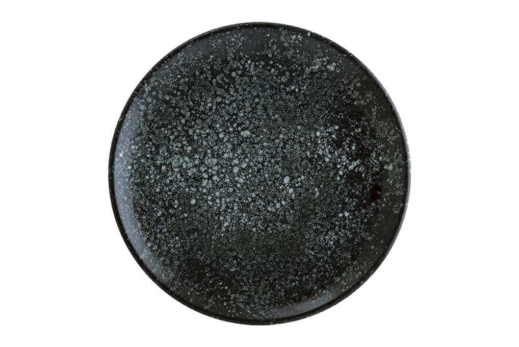 Тарелки, блюда, салатники, миски Bonna Cosmos Black Gourmet Тарелка плоская COSBLGRM27DZ (27 см)