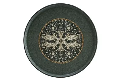 Bonna Mesopotamia Mosaic Anthracite 22cm Hygge Тарелка плоская S-MT-MZPMA HYG 22 DZ