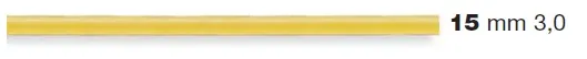 Форма LA MONFERRINA для Р6/P12 SPAGHETTI 3 MM 15 бронза