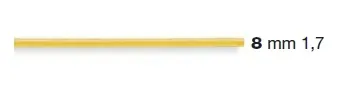 Рабочие органы и насадки Форма LA MONFERRINA для DOLLY / P.NUOVA SPAGHETTI 1,7 MM 8 птфэ