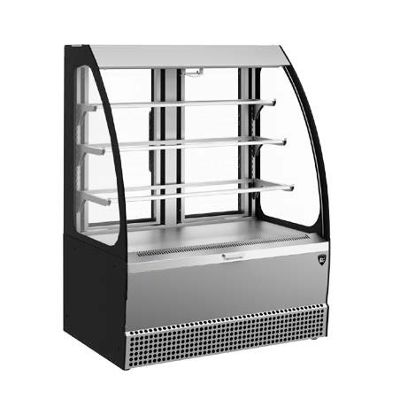 Витрины кондитерские ВИТРИНА КОНДИТЕРСКАЯ KAYMAN KВК-950М ОТКРЫТАЯ ЛЮКС СЕРЫЙ МАТОВЫЙ