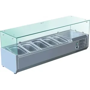 Витрины холодильные универсальные Витрина холодильная настольная Viatto VRX 1200/330