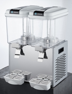 Сокоохладители и диспенсеры СОКООХЛАДИТЕЛЬ HURAKAN HKN-LSJ18Lx2