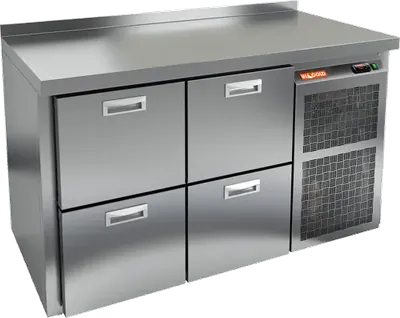 Столы холодильные СТОЛ С ХОЛОДИЛЬНЫМ ШКАФОМ HICOLD SN 22 BR2 TN (R290)