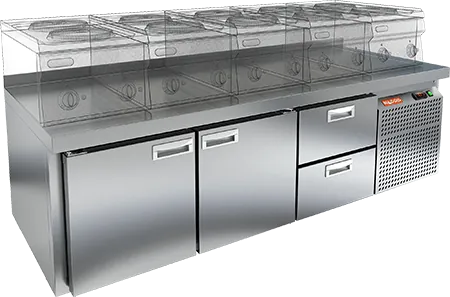 СТОЛ С МОРОЗИЛЬНЫМ ШКАФОМ Hicold SN 112/BT LT Sh (R290)