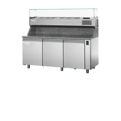 Столы для пиццы и салатов СТОЛ ХОЛОДИЛЬНЫЙ ДЛЯ ПИЦЦЫ APACH CHEF LINE LTPZ111TURD32