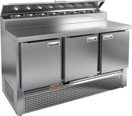 Столы для пиццы и салатов СТОЛ ДЛЯ ПИЦЦЫ HICOLD PZE2-111GN (1/6)