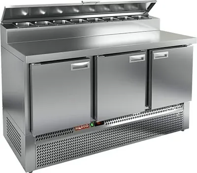 Столы для пиццы и салатов СТОЛ ДЛЯ ПИЦЦЫ HICOLD PZE2-111GN (1/6)